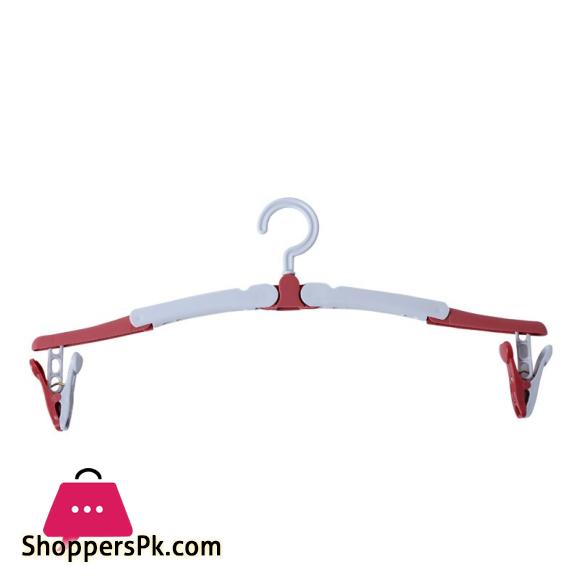 Travel Folding Plastic Hanger Portable Clip Drying Rack