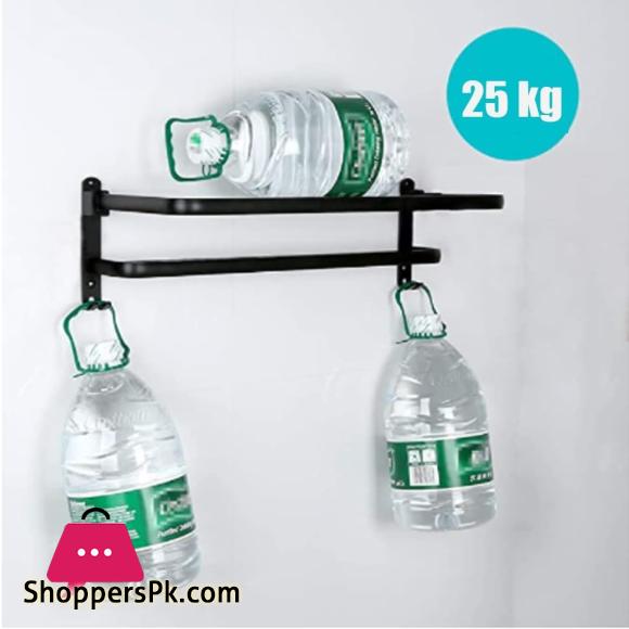 Wall Mounted Aluminum Alloy Towel Rack, Bathroom Towel Shelves With Double Towel Bars
