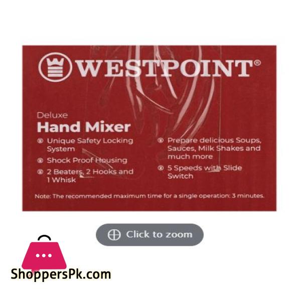 WestPoint Deluxe Hand Mixer, 200W, WF-9202