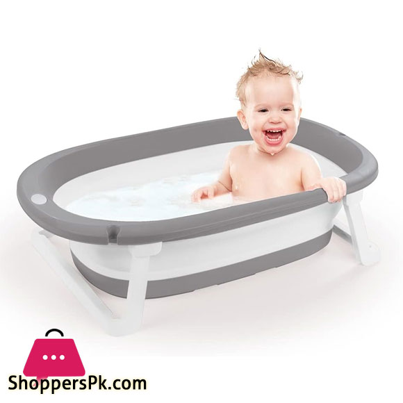 Dolu Full Collapsible Folding Baby Bathtub with Water Stopper - 7256