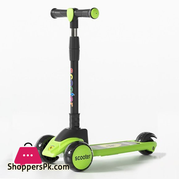 Ferrari Foldable Led Twist Scooty - Kids Scooter
