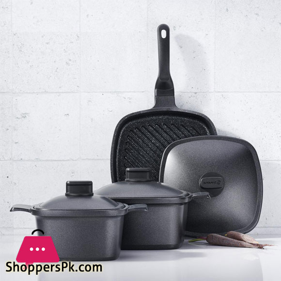 Korkmaz Casterra Square Cast Iron Pot 2.9 Liter 20 cm - A2581