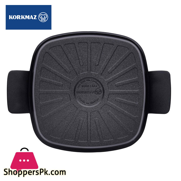 Korkmaz Casterra Square Cast Iron Pot 2.9 Liter 20 cm - A2581