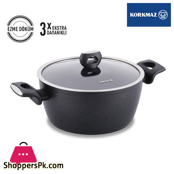 Korkmaz Nora Granite Cooking Pot Size 28x13,7 cm