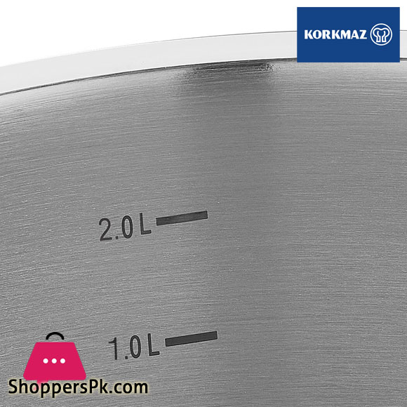 Korkmaz Proline Short Casserole 24x10cm