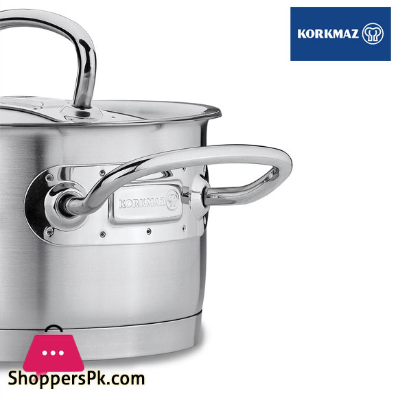 Korkmaz Proline Short Casserole 24x10cm