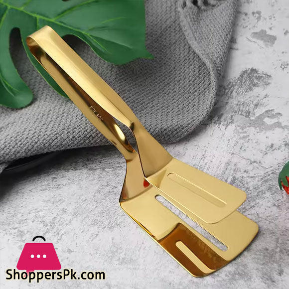 Multifunction Cooking Food Tongs Stainless Steel Steak Clip Clamp BBQ Kitchen Tongs