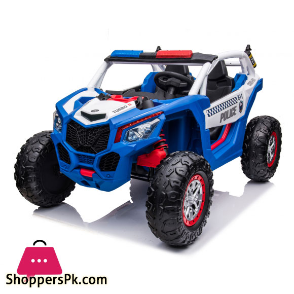 Police Ride-on UTV 4x4 220W 12V Double XB2118
