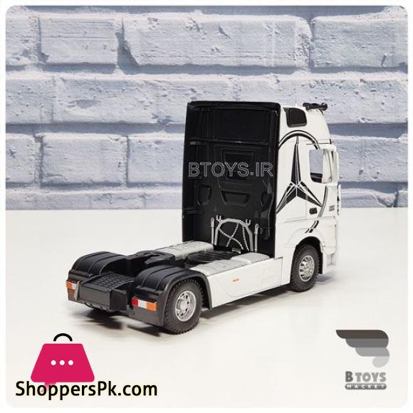 1:24 diecast Mercedes Benz actors truck trailer alloy model