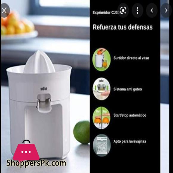 Braun CJ3050 Tribute Collection Citrus Juicer CJ-3050
