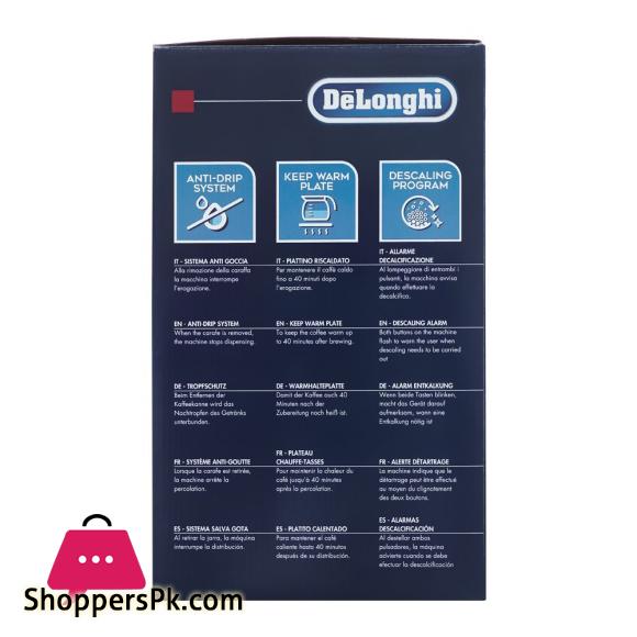 DeLonghi Clessidra High Quality Filter Coffee Maker, ICM-17210