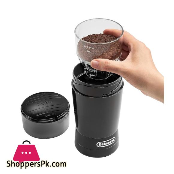 DeLonghi Coffee & Spice Grinder With Stainless Steel Blades, KG200