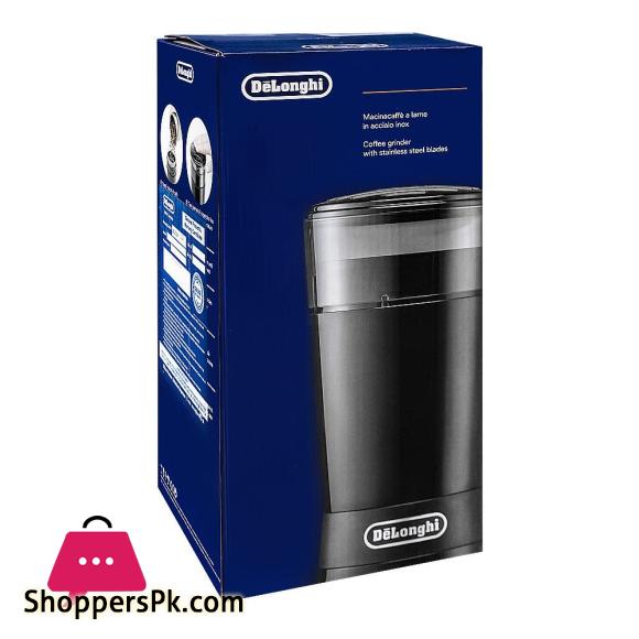 DeLonghi Coffee & Spice Grinder With Stainless Steel Blades, KG200