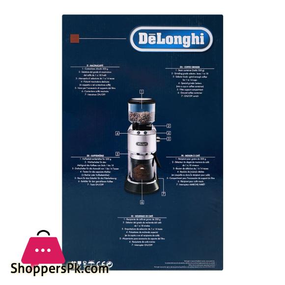 DeLonghi Dedica Coffee Grinder, KG-520.M