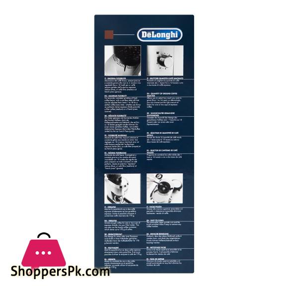 DeLonghi Dedica Coffee Grinder, KG-520.M