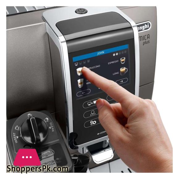 DeLonghi Dinamica Plus Automatic Coffee Machine, ECAM370.95.T