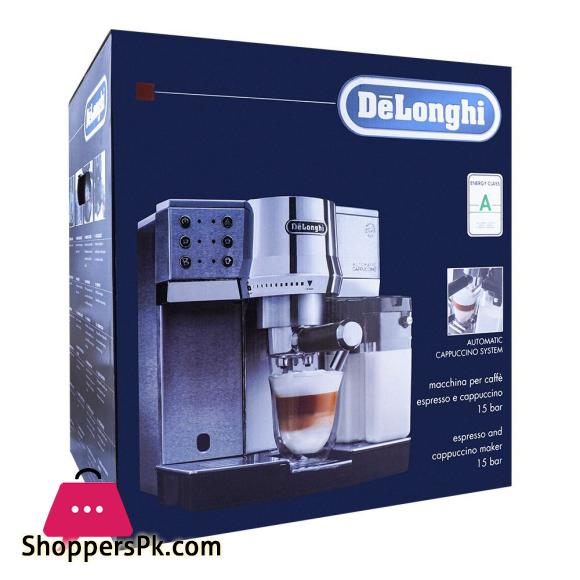 DeLonghi Espresso And Cappuccino Maker 15 Bar, EC-850.M