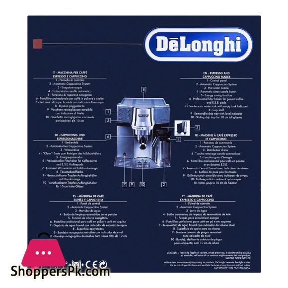 DeLonghi Espresso And Cappuccino Maker 15 Bar, EC-850.M