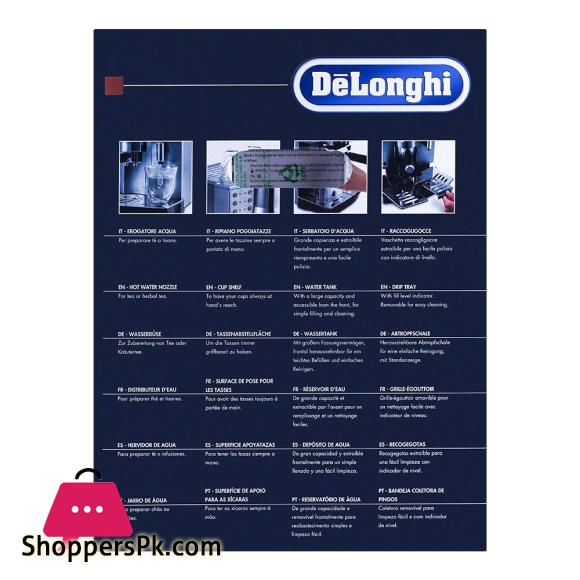 DeLonghi Espresso And Cappuccino Maker 15 Bar, EC-850.M