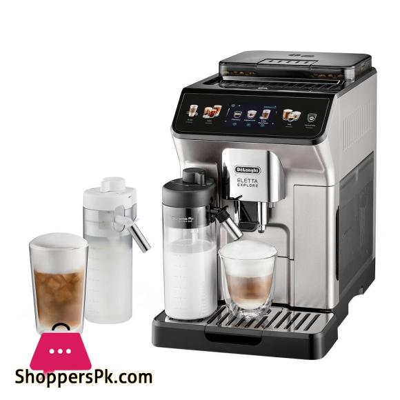 Delonghi Eletta Explore Cold Brew Coffee Machine, ECAM450.65.S