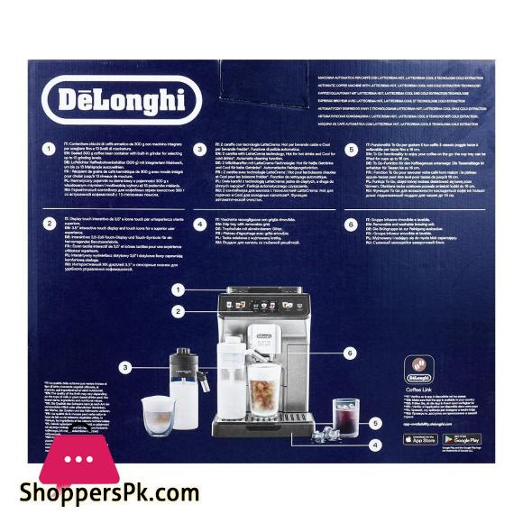 Delonghi Eletta Explore Cold Brew Coffee Machine, ECAM450.65.S