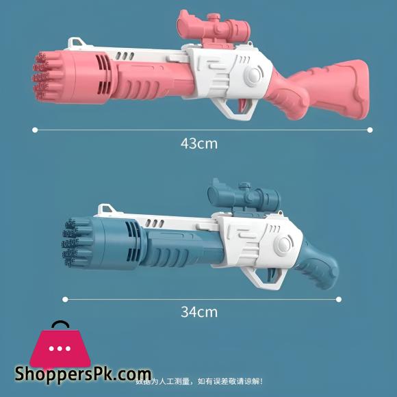 Electric Bubble Gun For Kids 19 hole Electric Rifle Bubble Gun
