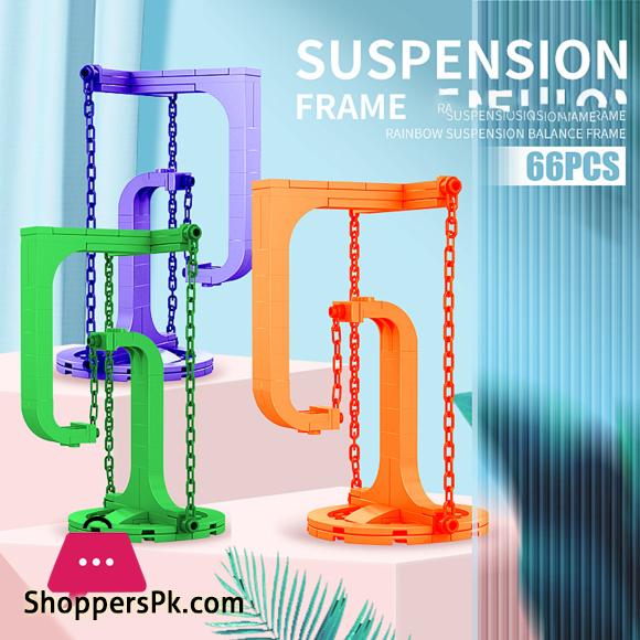 Grey Balance Suspension Frame Stable Structure Easy Operation DIY Assembly for Boys GIirs Hands-on Ability