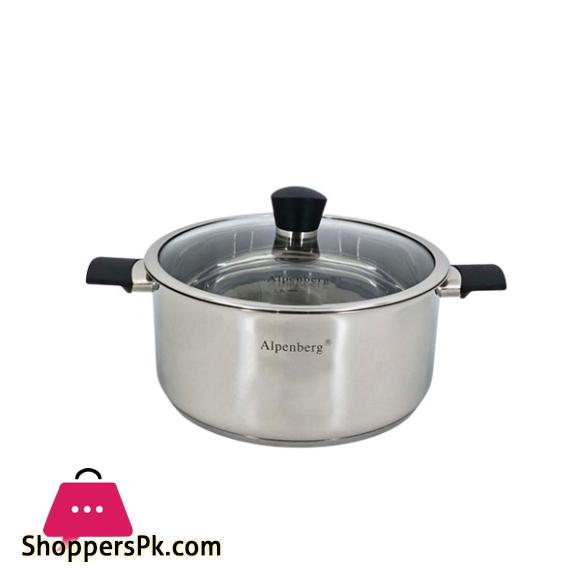 HP68 26cm/6Ltr SS Pot With G-Lid 6c