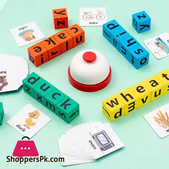 Learn and Play Alphabet Spelling Game for Kids - 2 to 4 Players