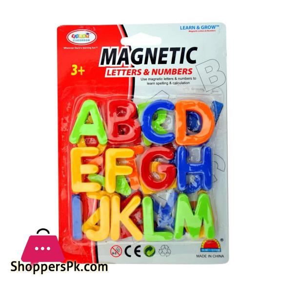 Magnetic Letter Alphabet A to Z and Capital letter Educational Toy and Learning for Kids