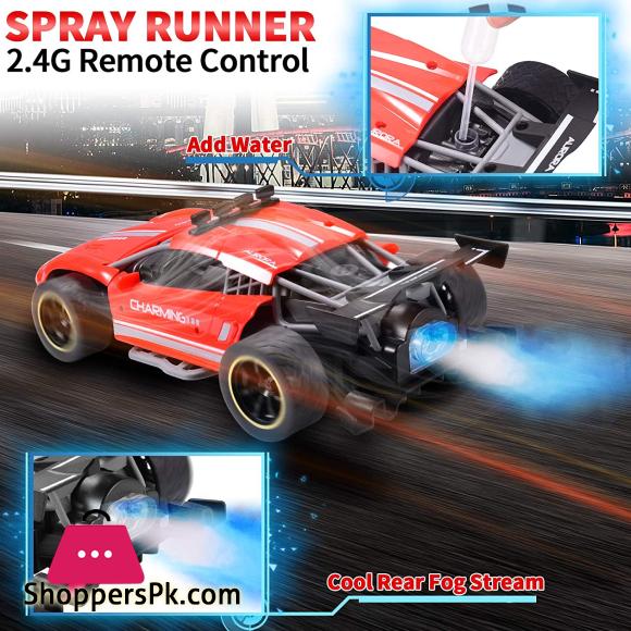Speed Spray Racing RC Cars 2.4 Ghz High Speed 1:14 Remote Control Drift Racing Cars