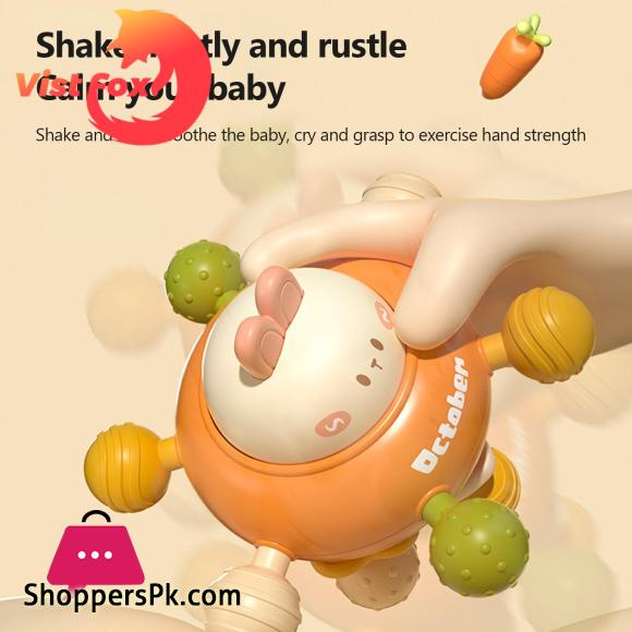 Vist Fox Child Ball Toy Multifunctional Soft Teether Sensory Training Toy
