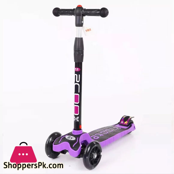 Easy Fold Kids Scooter Children Scooter with Flash Kick Scooter with LED Light for Child