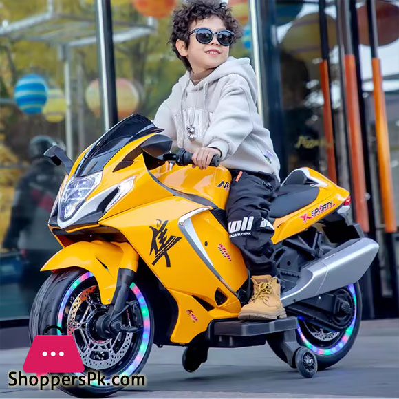 kids Ride on Hayabusa Electric Bike Motorcycle Battery Powered Toy for Kids to Drive