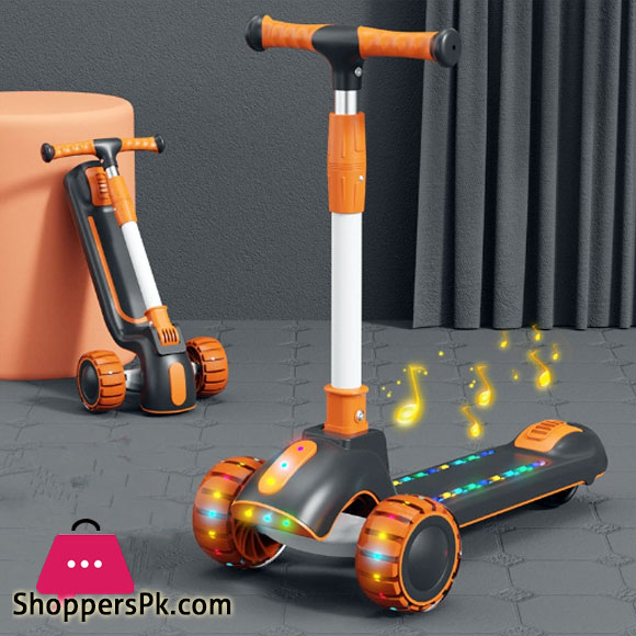 New Model Anti-Rollover Kick Scooter for Kids