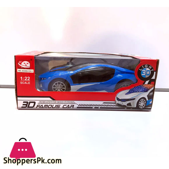 Remote Control Chargeable 3D Famous Car with Flashing Light