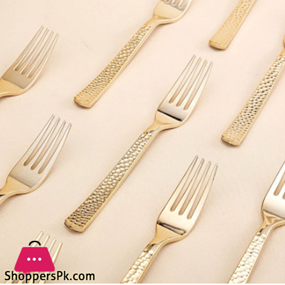 Table Fork Set of 6pcs Gold DY-002