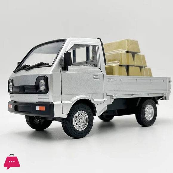 1:24 Suzuki Truck Pickup 4wd Diecast Alloy Model Light Sound