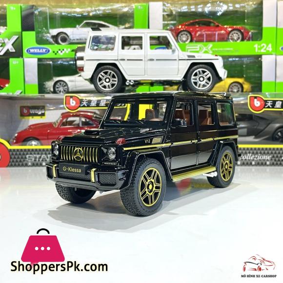 1:24 Mercedes Benz G63 Alloy diecast model car lights sound