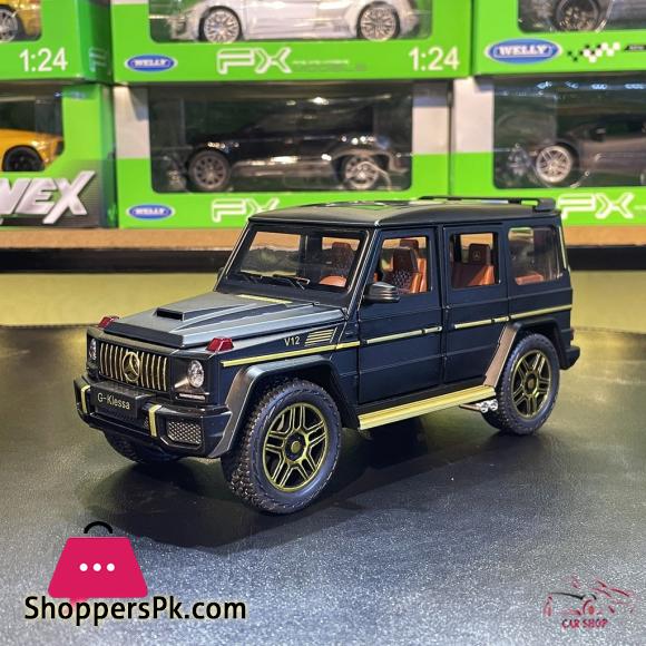 1:24 Mercedes Benz G63 Alloy diecast model car lights sound
