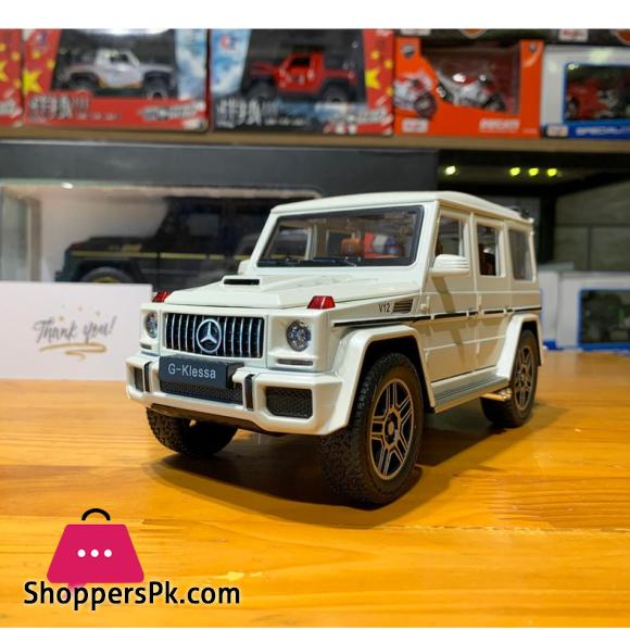 1:24 Mercedes Benz G63 Alloy diecast model car lights sound