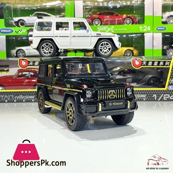 1:24 Mercedes Benz G63 Alloy diecast model car lights sound