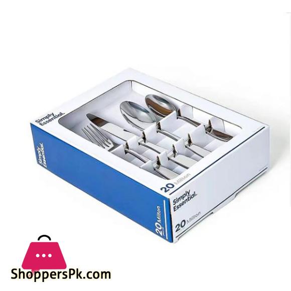 20 Pcs Cutlery Set Silver CE1027