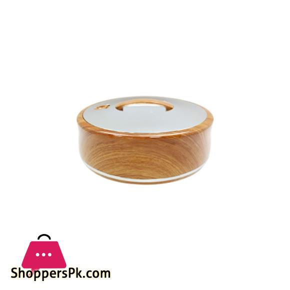 5.0 Liter Round Wood & Silver HotPot 665LW/S