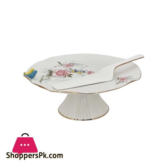 Angela 1-Tier Cake Stand With Cake Lifter BRD296