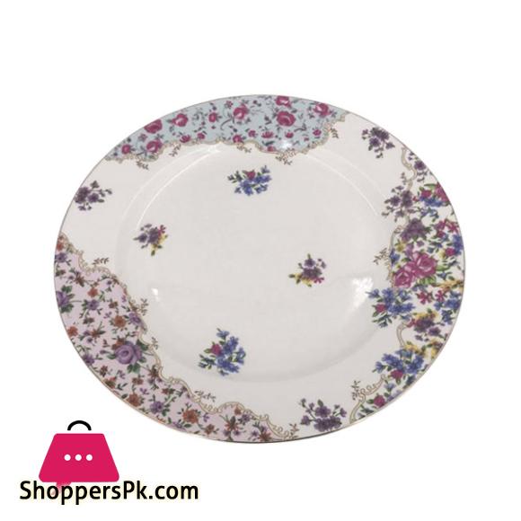 Angela Pink Flower Design Plate 30cm GS56