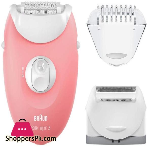 Braun SE 3440 Silk-Epil 3 Starter 3 In 1 Hair Removal Epilator