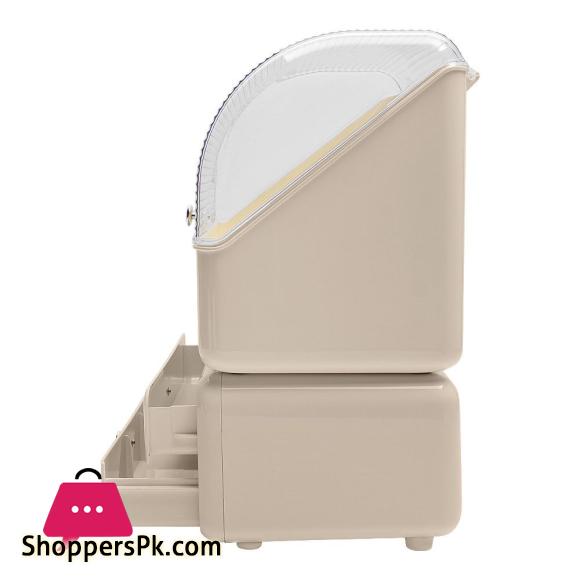 Cosmetic Organizer With Dual Shelves & Brushes Holder, Makeup Organizer