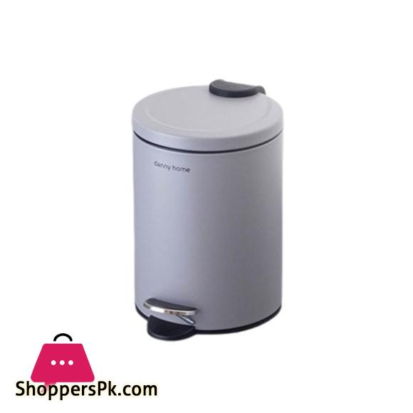 DANNY HOME Stainless Steel Dustbin Trash Can 3 Liter Gary