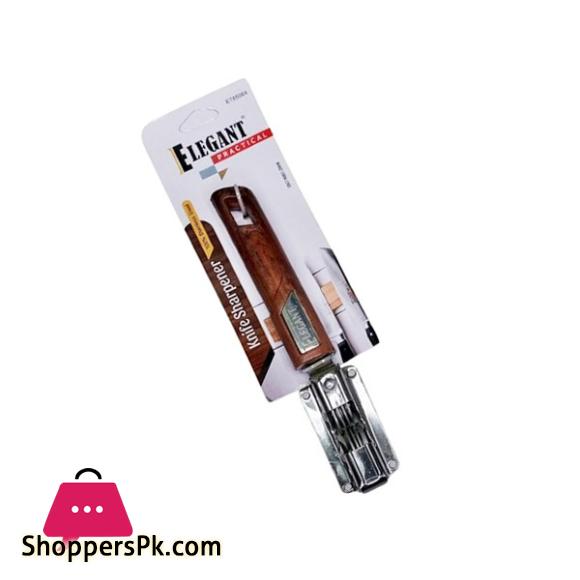 Elegant Wooden Handle DW Knife Sharpener
